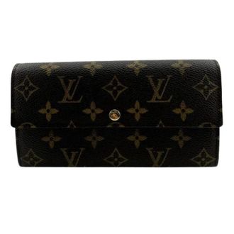 Louis Vuitton Pre-owned Wallets, female, Brown, Size: ONE SIZE Pre-owned Monogram Long Wallet (bi-fold)