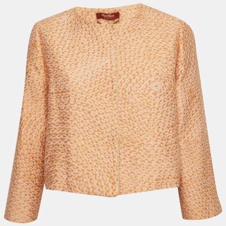 Max Mara Pink Jacquard Jacket