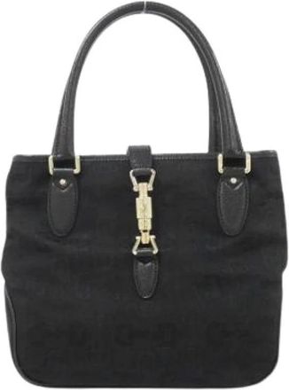 Gucci Pre-owned Handbags, female, Black, Size: ONE SIZE Pre-owned Vintage Handbag