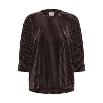 Kaffe Overhemden, Dames, Bruin, XL, Polyester, KAcaca Blouse