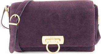 Ferragamo Suede Shoulder Bag (Pre-Owned)