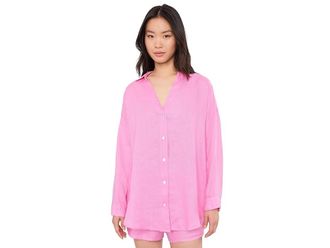 L*Space Rio Tunic Womens Clothing Hottest Pink : XS/SM, Cotton/Viscose