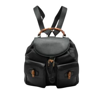 Gucci Pre-owned Backpacks, female, Black, Size: ONE SIZE Pre-owned Vintage Backpack