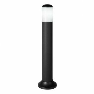 Fabrilamp Fabrilamp - Pilastro da esterno zafferano 1xe27 nero 70x9,1x9,1 cm policarbonato ip44