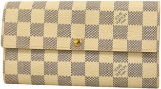 Louis Vuitton Pre-owned Wallets, female, White, Size: ONE SIZE Pre-owned Long wallet (bi-fold)