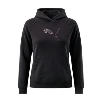 Puma Standard Hoodie - Dames - Sportshirts - Zwart - M - Fitness