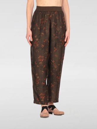 Uma Wang Pantalone Uma Wang in misto lana con stampa floreale