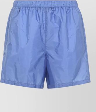 Prada swim shorts lightweight fabric zipper pocket