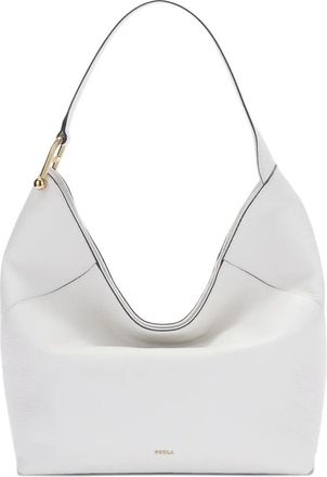 Furla Furla Lara Eracle Print Leather Large Hobo Bag