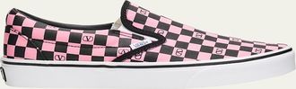 Valentino Garavani x Vans Mens VLogo Checkerboard Classic Slip-On Sneakers