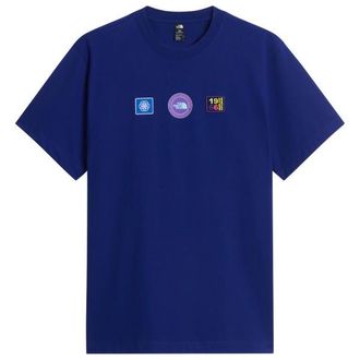The North Face Explorer Badges RLX S/S Tee T-Shirt f&uuml;r Herren | blau