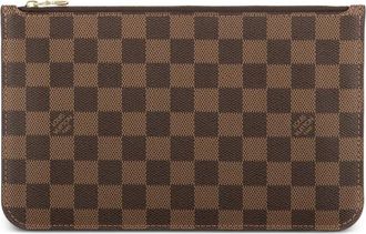 Louis Vuitton Pouch Damier Eb&egrave;ne con zip - Marrone