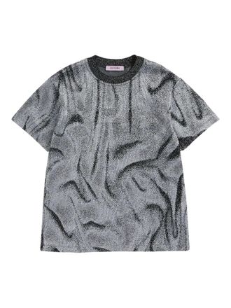 MACCAPANI jacquard top - Black