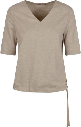 Herno Top con scollo a V - Toni neutri