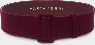 Marta Ferri Wool Crepe Belt