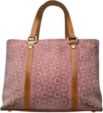 Celine Pre-owned Tote Bags, female, Pink, Size: ONE SIZE Pre-owned Vintage Tote Bag