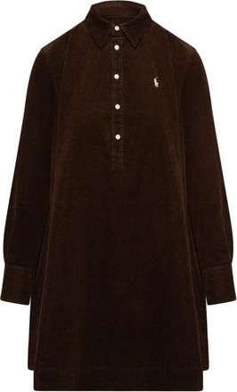 Polo Ralph Lauren Kleedjes - Dames - Korte kleedjes - Bruin - XS - Kleedjes