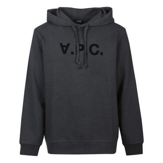 A.P.C. Hoodies, male, Black, Size: XL A.p.c. Sweaters Black