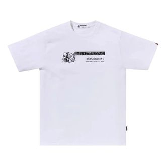 A Bathing Ape OG General Name Tee White 1K20-109-006
