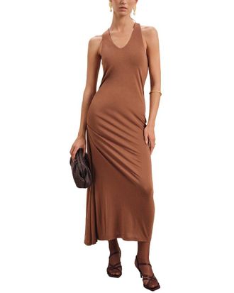 Reiss Aaliyah Side Ruched Jersey Dress