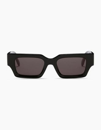 Palm Angels Mens Mens Hyde Rectangle Sunglasses - Black Dark Grey - Size: ONE size