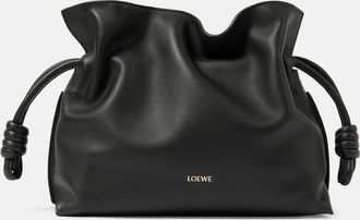 Loewe Flamenco leather clutch