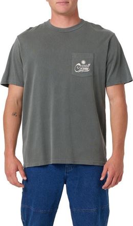 O'Neill Twisted Sun Vintage Graphic Pocket T-Shirt in Hunter Green at Nordstrom, Size Xx-Large