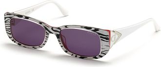 Guess GU7648 99A Womens Sunglasses White Size 54