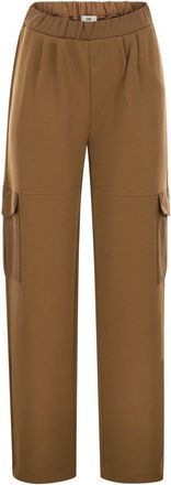 Herno Cargo Trousers In Cotton Interlock