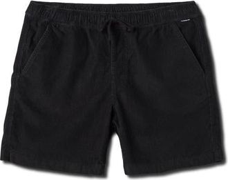 Quiksilver Taxer Corduroy Drawstring Shorts in Phantom at Nordstrom, Size X-Large