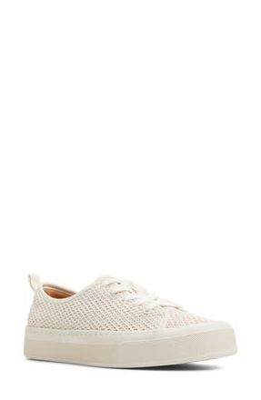 Sperry Top-Sider Candy Low Top Sneaker in Ecru Leather Smooth at Nordstrom Rack, Size 11
