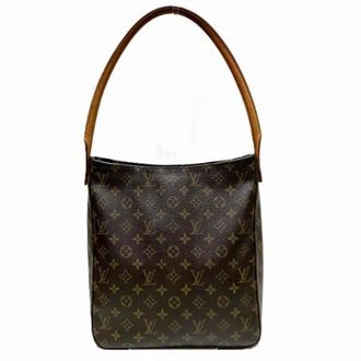 Louis Vuitton Pre-owned Shoulder Bags, female, Brown, Size: ONE SIZE Pre-owned Looping GM Monogram Tote Bag