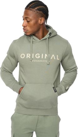 Crosshatch Heren Bardon Hoodie (Olijf)