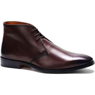 Carlos By Carlos Santana Corazon Chukka Boot in Chocolate Brown Burnished at Nordstrom, Size 11.5