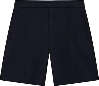 Emporio Armani Gewatteerd bomberjack met rits en set van getailleerde shorts - Heren - Korte Broeken - Blauw - L - Leer - Korte Broeken