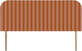 Really Nice Things Cabecero tapizado terciopelo a rayas 160x97cm