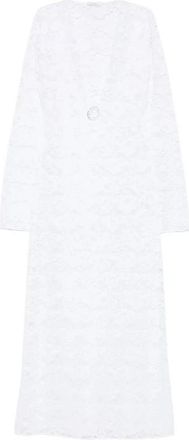 Os&eacute;ree Volledige Maxi-jurk van Kant - Dames - Maxi kleedjes - Wit - S - Kleedjes