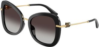 Dolce & Gabbana DG4535 501/8G Womens Sunglasses Black Size 53