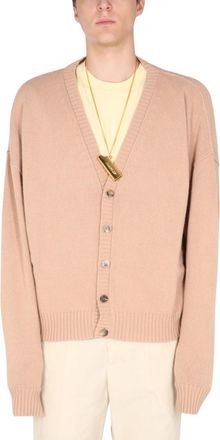AMBUSH Beige V Neck Cardigan
