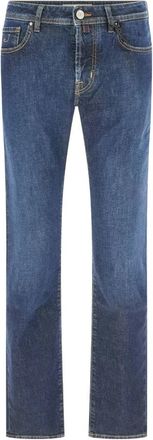 Jacob Cohen Straight Jeans - Heren - Regular Fit Jeans - Blauw - W32 - Jeans