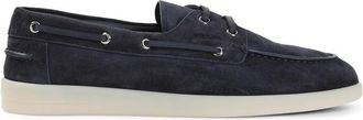 Prada Eyelet Suede Boats