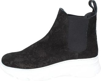 Stokton Suede Enkellaarzen voor vrouwen - Dames - Chelseaboots - Zwart - 37 EU - Su&egrave;de - Schoenen