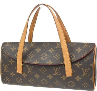 Louis Vuitton Sonatine Handbag Monogram Canvas Brown Canvas Handbag (Pre-Owned)
