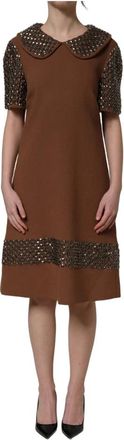 Dolce & Gabbana Mujer, Vestidos, Marr&oacute;n, Talla: L