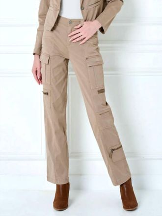 MARRAKECH Wrenley Stretch Twill Lyocell Cargo Pant In Buckwheat