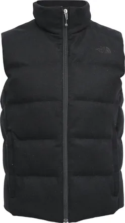 The North Face Quilted Puffer Vest in Black Nylon