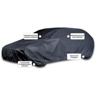 OEM Funda Para Suv/minivan S2 355-380 Auto Tarpaulin Classic Black