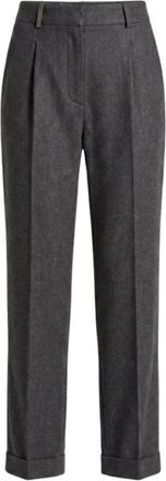 PESERICO Broeken, Dames, Grijs, S, Geknipte broek