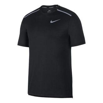 Nike Dri-FIT Miler Short-Sleeve Top Black AJ7565-010