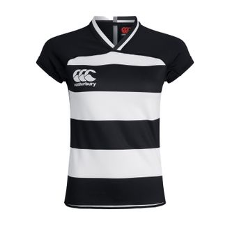 Canterbury Of New Zealand Dames/Dames Evader Gehoepelde Vapodri Jersey (Zwart)